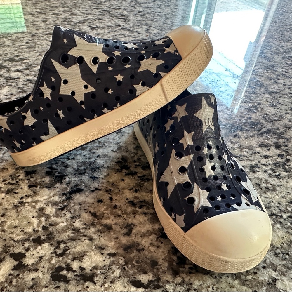 Native Kids Starry Navy Shoes C10